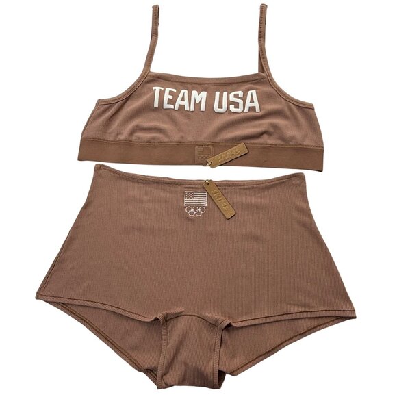 Skims Sculpting Bralette In Sienna
